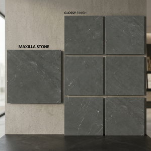 Blanco Beige Travertino 800x800mm Porcelana 80x80cm Azulejos esmaltados Uso doméstico Guinea - Product Image 5