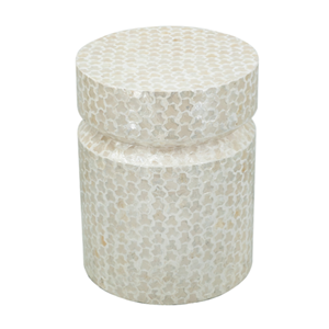Mesa auxiliar ecológica con incrustaciones de concha, muebles de nácar natural, mesa auxiliar al por mayor de Vietnam para estilos de vida ecológicos - Product Image 3