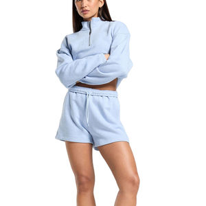 Prix de gros, logo personnalisé, nouveaux shorts de sport tendance pour femmes, respirants, en coton, décontractés, pour la gym. - Product Image 5