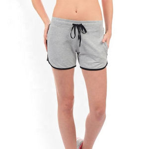 Shorts Deportivos Personalizados para Mujer, Poliéster/Algodón, Cintura Media, Tallas Grandes, Ropa Deportiva Ecológica de Secado Rápido, Negro Blanco OEM - Product Image 1