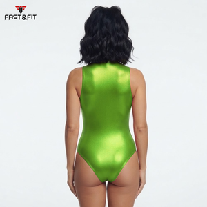 Maillot de bain une pièce pour femme 2027 de qualité supérieure avec imprimé et logo frontal - Product Image 2