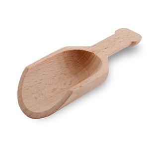 Cuchara de Madera Ecológica de Grado Alimenticio con Mangos Largos y Cortos, Capacidades de 10-30 ml para Café, Azúcar, Sal e Ingredientes Secos - Product Image 2