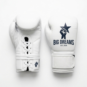 Guantes de Kickboxing de Cuero de Grano Completo con Impresión Personalizada al por Mayor, Equipo de Entrenamiento y Sparring para Adultos - Product Image 2