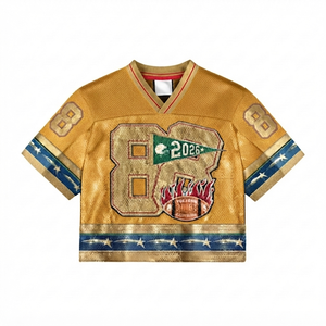 Maillot de football personnalisé sans manches pour femme, col rond, 100 % polyester, maille respirante, séchage rapide, impression par sublimation, nom d'équipe personnalisé - Product Image 1