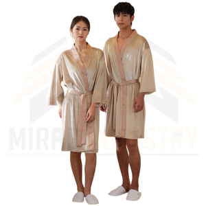 MIRAS INDUSTRY Cape de Barbier Professionnelle en Polyester Imperméable avec Logo Personnalisé, Robe de Coiffure, Tablier de Salon pour Coupe et Coiffage - Product Image 3