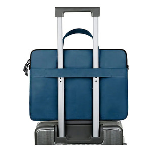 Sac pour ordinateur portable en néoprène imperméable avec fermeture éclair et sangle réglable pour hommes, femmes, travail, bureau, collège, voyage, affaires - Product Image 2