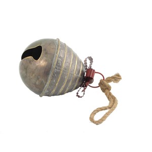 Mid century jingle bells metal <b>tree</b> ornaments designed to reflect holiday <b>lighting</b> beautifully - Product Image 4