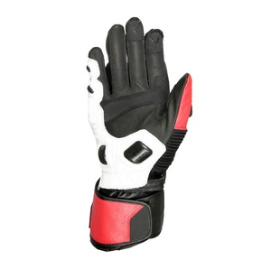 Unisexe 100% Gants de motard de course en cuir de haute qualité Gants de course de moto et de cyclisme chauds pour le sport - Product Image 3