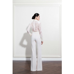 Sustainable Eco Friendly Products Women's Casual Trousers BELLE <b>CORDE</b> SHORT PANT Regular Fit ODM Support FLARE Women's Trousers - Product Image 1