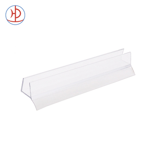 Gran oferta, <span class=keywords><strong>mampara</strong></span> de <span class=keywords><strong>ducha</strong></span> de baño de PVC con tira de sellado <span class=keywords><strong>inferior</strong></span> duradera, diseño moderno de plástico de <span class=keywords><strong>goma</strong></span> curvada - Product Image 3