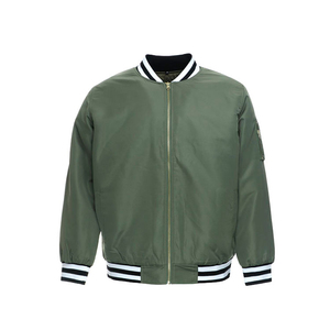 Custom Plus Size Winter Men's Lightweight Casual Varsity Baseball Bomber Jacket Front OEM Service Waterproof Windbreaker Coat - Product Image 1