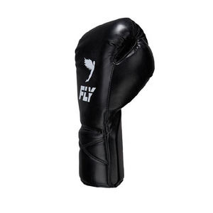 Gants de boxe noirs de haute qualité en gros avec fermeture auto-agrippante, respirants, imperméables et sangle de poignet réglable – Authentiques - Product Image 2