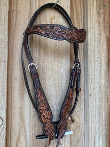 Premium Horse Western Leather Bitles Side <b>pull</b> Bridle with Split Reins Breeches Adjustable Handmade Tack Headstall Set OEM & ODM - Product Image 2