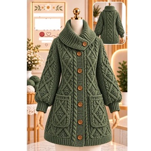 Suéteres 100% acrílico o algodón, calibre 12, para mujer, los más modernos, informales, para la temporada de invierno, proveedor de Bangladesh. - Product Image 1