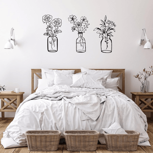 CIFbuy Sculpture de tulipe en fer élégante et minimaliste, décoration moderne et abstraite pour la maison et le bureau, pour le service de retrait Temu sur TikTok - Product Image 4