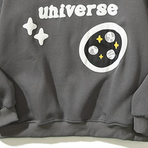 Sudaderas con Estampado Puff para Hombre, Precio Económico OEM, Súper Calidad, Transpirables, Logotipo/Colores Personalizados, Ligeras - Product Image 2