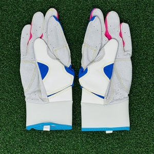 Gants de sécurité en polyester/coton à doigts entiers, imperméables, vert menthe/violet, fermeture auto-agrippante, unisexe, décontractés, toutes saisons - Product Image 6