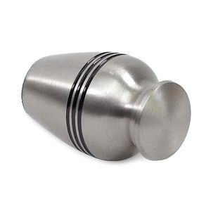 Urna Moderna de Acero Inoxidable en Forma de Lágrima, Ataúd Duradero para Mascotas para Uso Conmemorativo - Product Image 2