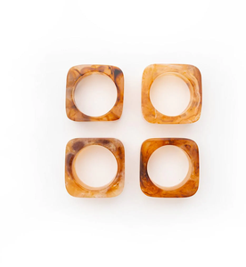 Resin Napkin Ring Home Hotel Business Gifts Decoration 4.5cm Blue Color For Party <b>Table</b> Decoration - Product Image 3