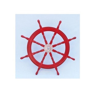 Wooden <b>Ship</b> <b>Wheel</b> Maritime Oceanfront Companion Developed to Bring Seafaring Inspiration into Sophisticated Living Spaces - Product Image 4