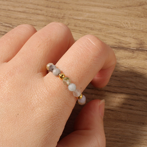 Vintage Women's Mini Beaded <b>Jade</b> <b>Ring</b> - Product Image 5