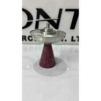 Brûleur à Bakhoor de Luxe en Marbre Naturel avec Plaque en Acier Inoxydable, Mubkhar Arabe en Métal, Porte-Encens Oud pour la Décoration de la Maison au Ramadan