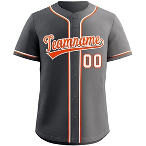 Camiseta para hombre sublimación personalizada béisbol 100% poliéster camisetas sublimación secado rápido deporte sublimación para hombre - Product Image 1