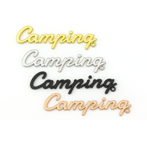Cloth Accessories Custom Brand Logo Gold Plated Metal Main Garment <b>Labels</b> in color variety - Product Image 3