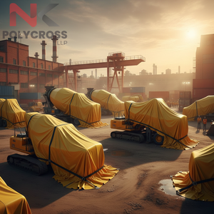 Bâche en polyéthylène grand format de qualité supérieure, imperméable, pour le stockage d'équipements, les applications de construction et logistique - Product Image 2