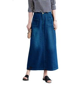 High Waist Women Ladies Denim & Skirt - Product Image 1