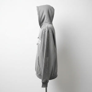 Sweat à capuche pour femme personnalisé, poids lourd, 500 g/m², en molleton de coton, imprimé en relief, strass, effet délavé, crop top, badge, streetwear, OEM, vente en gros - Product Image 3