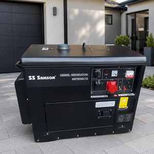 Générateur diesel SS Samson SS7500SLT3 415V 50Hz, type silencieux, refroidissement par air, démarrage électrique, usage commercial - Product Image 4