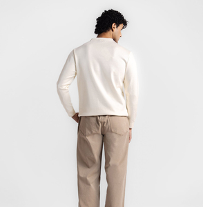 Pull en tricot à col rond pour homme, coupe classique, couleur unie, décontracté, pour l'automne - Product Image 5