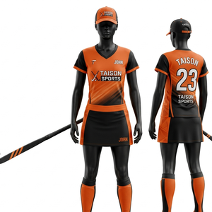 Uniforme de Hockey sobre Césped de Malla de Poliéster Premium de 180 GSM, Diseño de Paneles Morados y Blancos, Sublimación Personalizada - Product Image 5