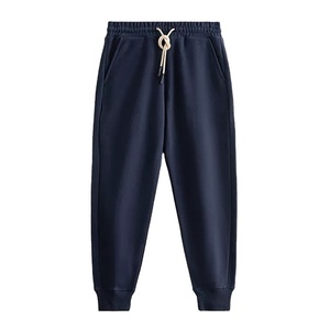 Pantalon de jogging pour homme, coupe droite, style urbain, délavé à l'acide, antistatique, en mélange polyester/coton, taille élastique haute - Product Image 1