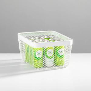 Panier de rangement en métal à fil épais, durable, pour la maison et la salle de bain - Product Image 4