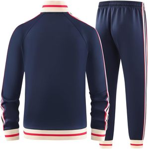 Conjunto de chándal profesional con cremallera completa y cuello alto para uniformes de equipo de club - Product Image 2