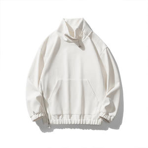 Sweat à capuche en détresse pour hommes Séchage rapide Durable Streetwear Basics pour l'hiver Sweat à capuche pour hommes Basics Coton mélangé - Product Image 2