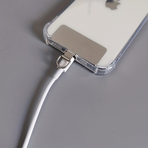 Clip per telefono in metallo, in acciaio inossidabile, sottile, resistente, con cordino anti-smarrimento per cellulare - Product Image 3