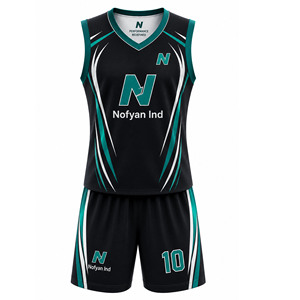 Private <b>Label</b> Custom White Navy Blue Basketball Uniform Set OEM ODM Sublimation Jersey Shorts Team Sportswear Manufacturer - Product Image 2