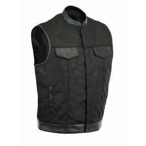 Chaleco de Motocicleta de Marca Privada OEM ODM, Chaleco de Cuero Genuino Estilo Motero, Fabricante al por Mayor, Ligero - Product Image 2
