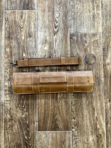 Bolsa Portacuchillos Profesional Hecha a Mano de Cuero Genuino Resistente con Diseño Vintage para Electricistas LKR-0369 - Product Image 4