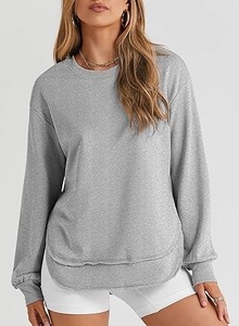 Sweat-shirts pour femmes en gros, impression de logo personnalisé, manches longues, haute qualité, fabriqués en usine, sweats-shirts pour femmes les plus vendus - Product Image 5
