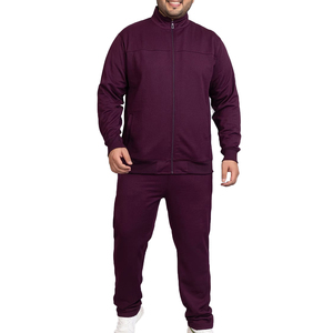 Conjunto Deportivo Casual de Invierno para Hombre, Ecológico, Tallas Grandes, Estampado o Liso, Tejido Cálido, Cintura Elástica con Cordón Ajustable, Cómodo - Product Image 1