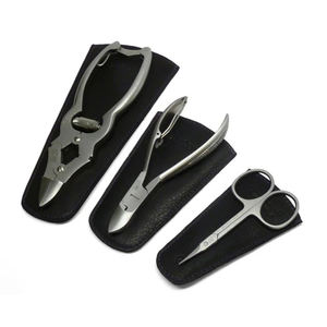 Étui en cuir de grande taille pour coupe-ongles en gros |   Étui de protection en cuir de vache véritable |   Porte-outils 16,5 x 4,5 cm - Product Image 2