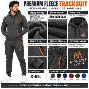 Conjunto Deportivo de Felpa de Poliéster/Algodón, Sudadera con Capucha Suave y Pantalones Jogger, Ropa Deportiva de Invierno, para Entrenamiento, Informal, Urbana, Personalizable - Product Image 6