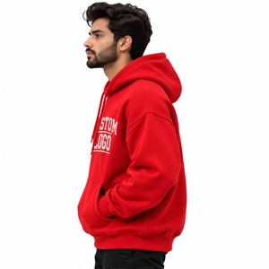 Sudadera Unisex Gris Sólido, Corte Regular, Manga Larga, Bolsillo Canguro, Tejido de Punto, Logotipo Personalizado, 100% Algodón Ecológico - Product Image 2