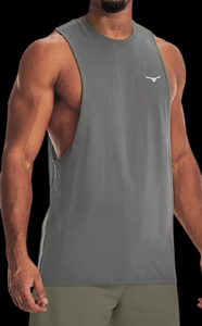 Men's Red <b>Superman</b> Logo Tank Top Crack Print O-Neck Casual Sleeveless <b>Shirt</b> - Product Image 4