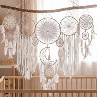 Décoration murale en macramé feuille de haute qualité, cadre en bois moderne, motif horizontal personnalisé, art pour salon – Vente chaude