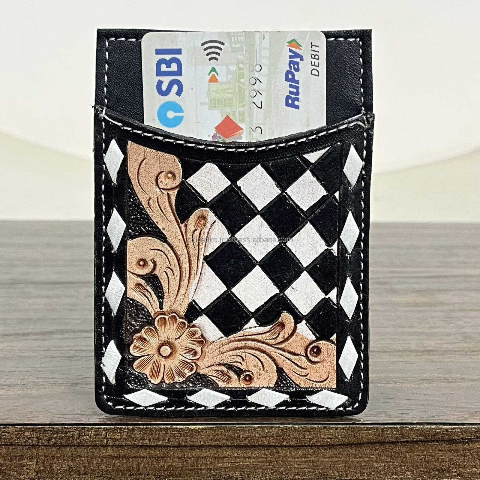 White & Black Checkered